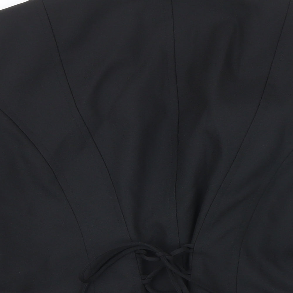 Together Womens Black Jacket Blazer Size 12 Button