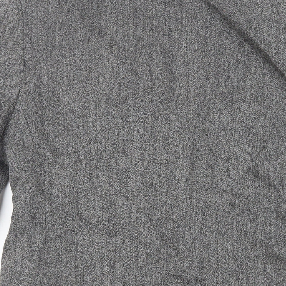 Marks & Spencer Womens Grey Jacket Blazer Size 10 Button