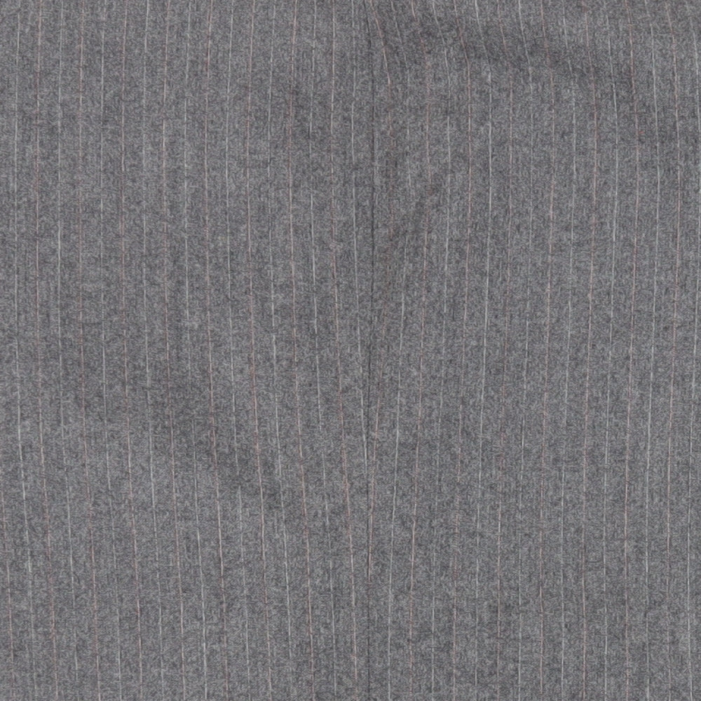 Marks & Spencer Mens Grey Striped Wool Jacket Suit Jacket Size 44 Regular