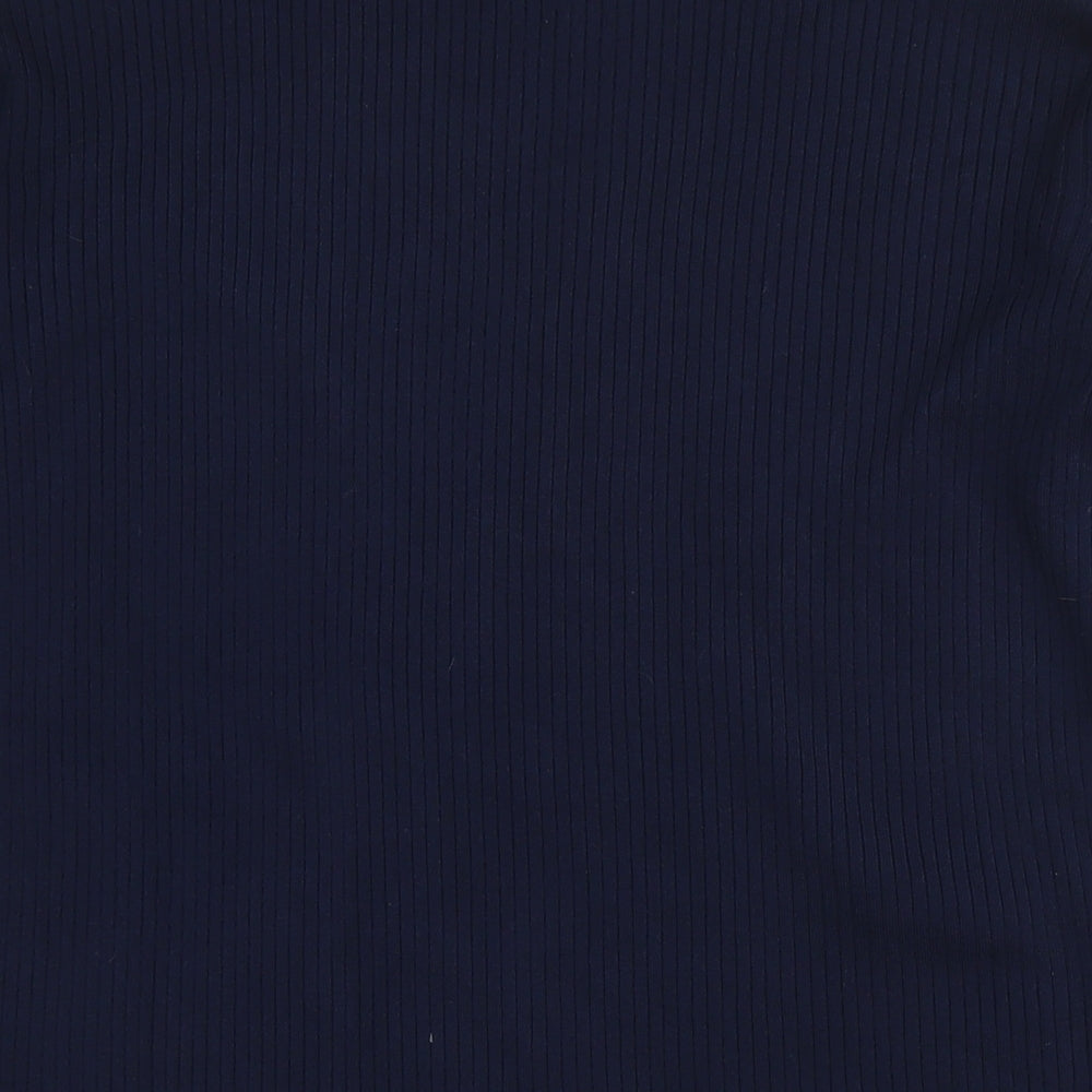 Marks & Spencer Womens Blue V-Neck Viscose Cardigan Jumper Size S