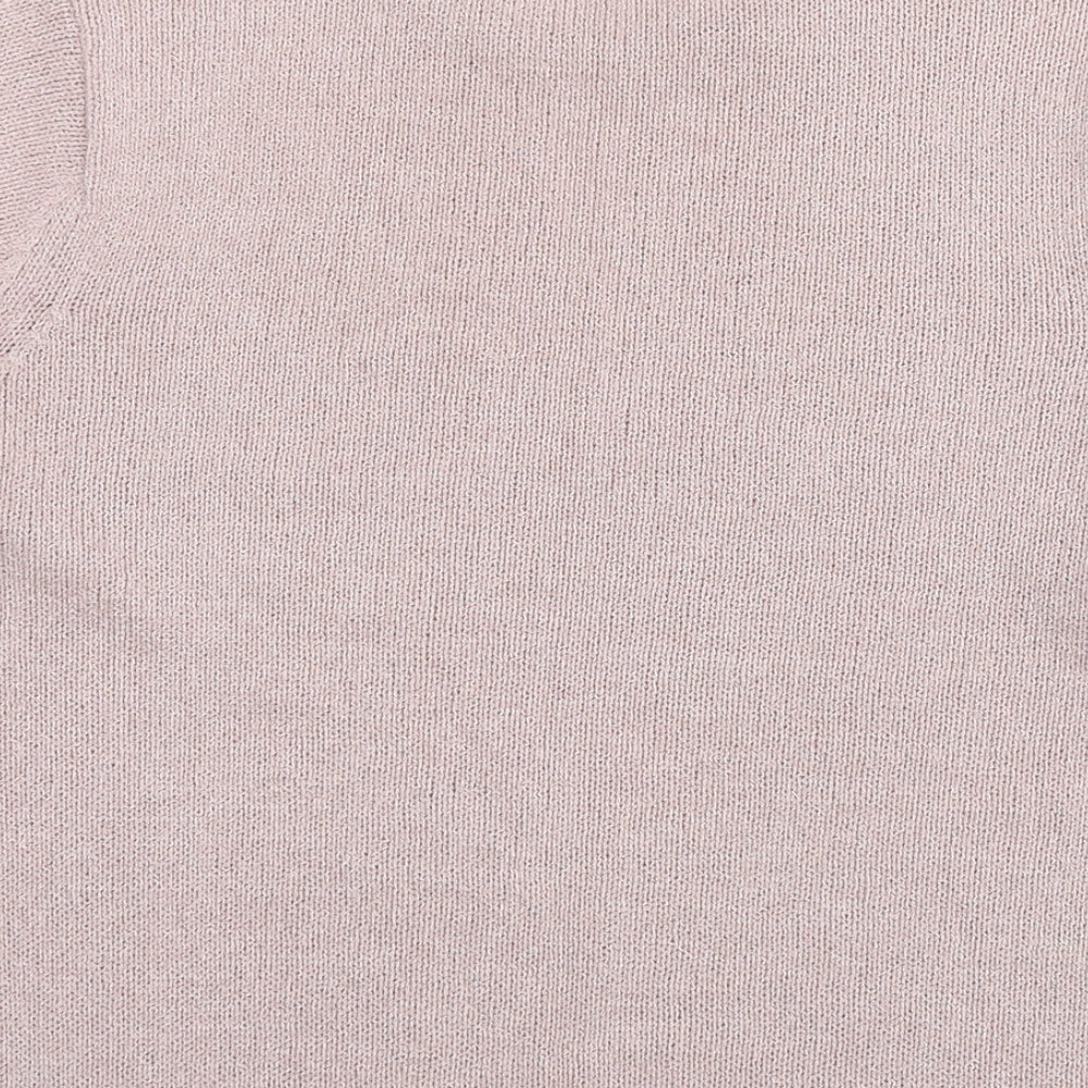 Berkertex Womens Pink Round Neck Polyester Pullover Jumper Size 14 - Size 14-16