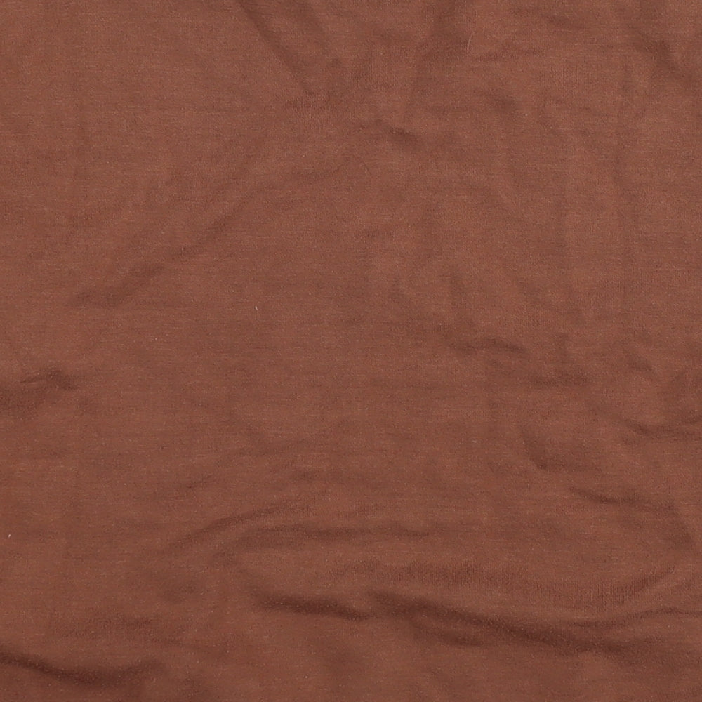 Zara Womens Brown Cotton Pullover Sweatshirt Size S Pullover