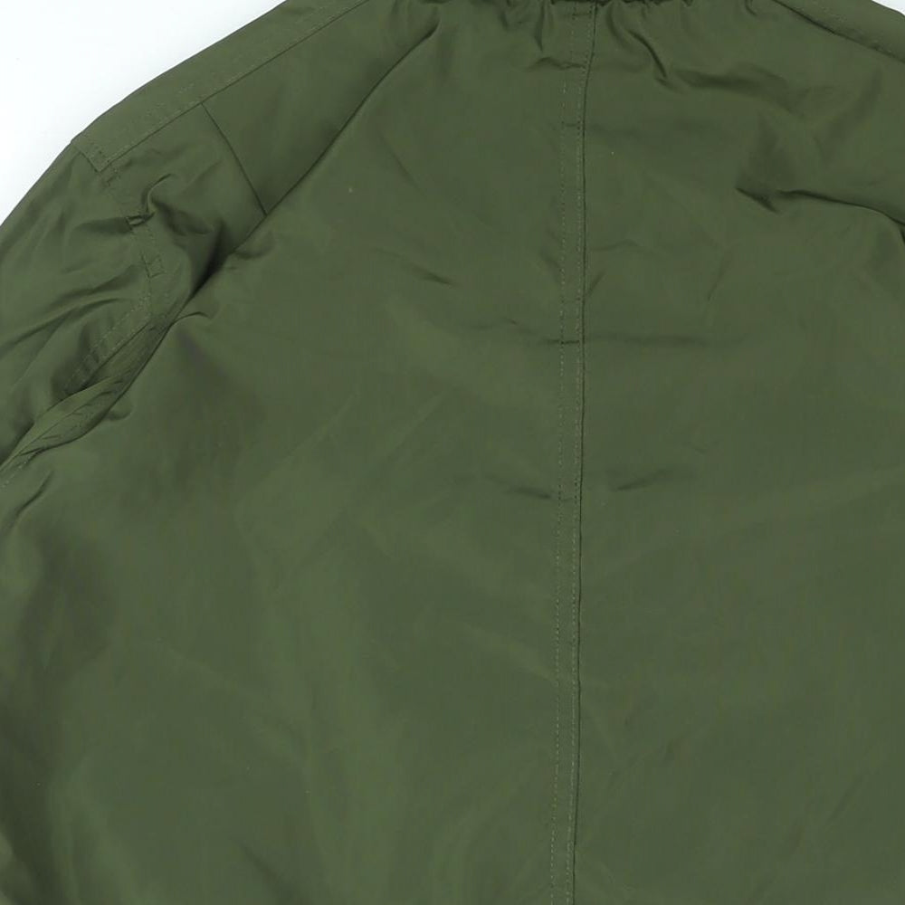 Topman Mens Green Bomber Jacket Jacket Size XS Zip