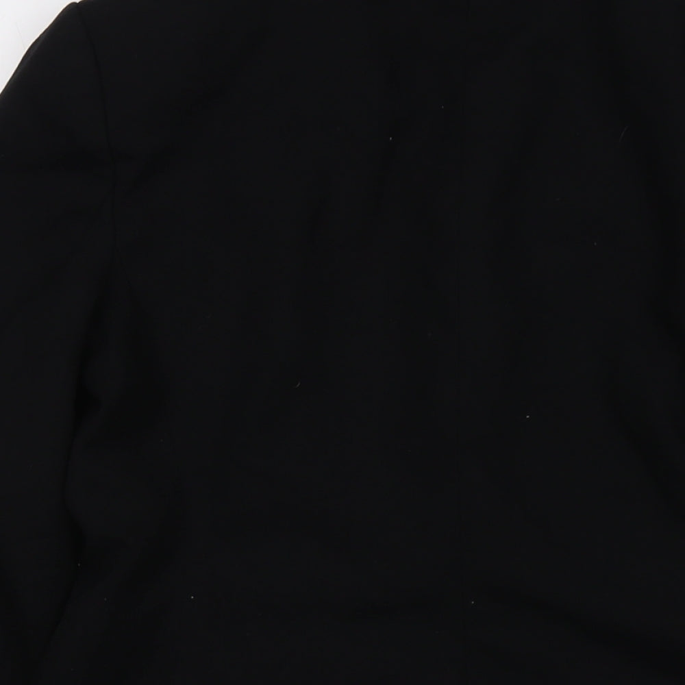 H&M Womens Black Jacket Size 10 Button