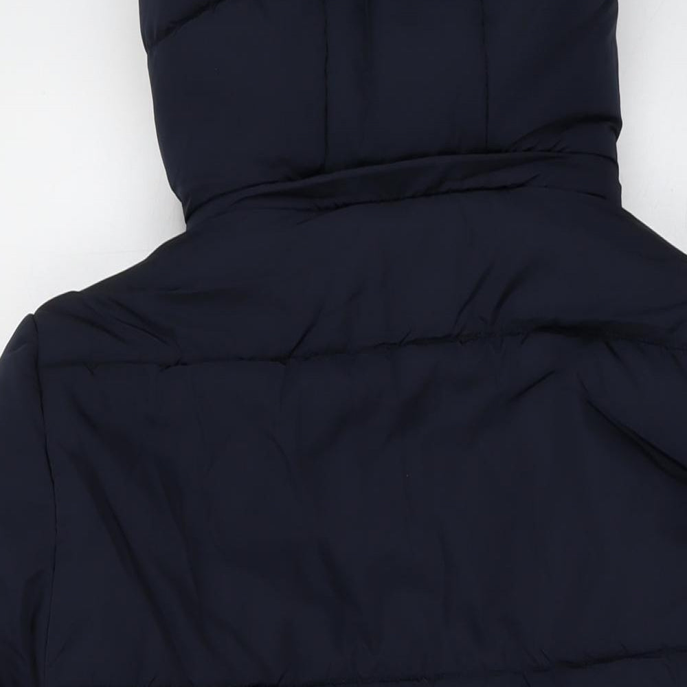 Marks & Spencer Womens Blue Jacket Size 12 Zip