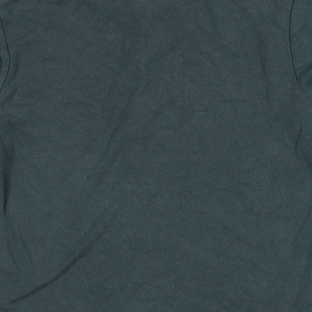 Per Una Womens Grey Cotton Jersey T-Shirt Size 8 Crew Neck