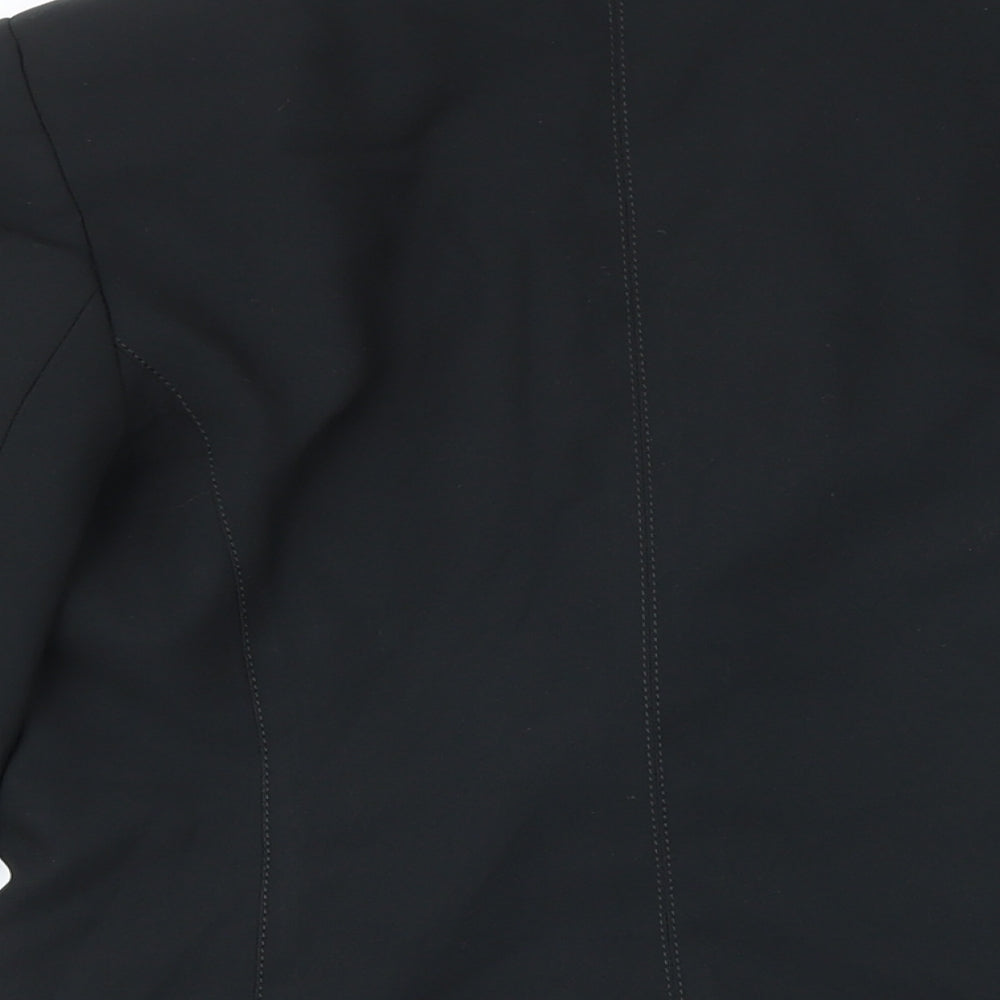 New Look Womens Black Jacket Blazer Size 10 Button