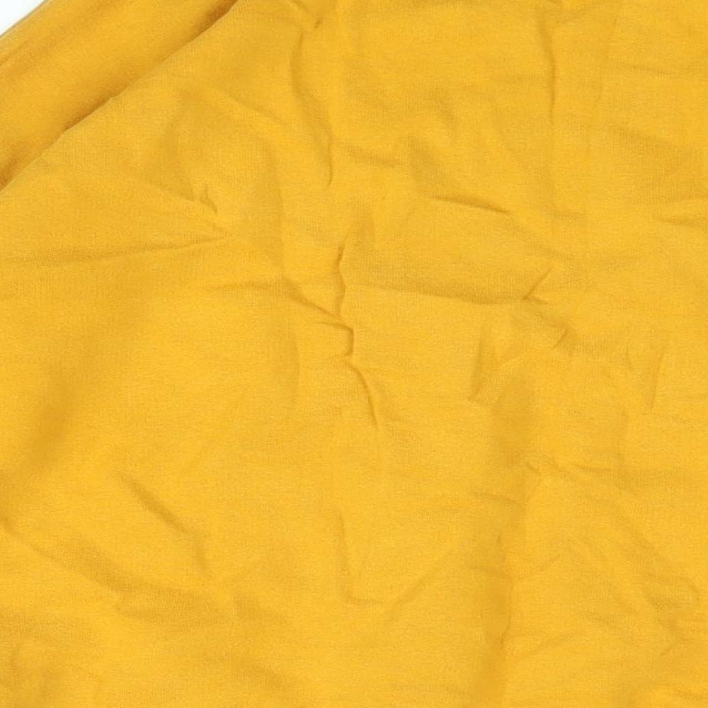 NEXT Womens Yellow Cotton Pullover Sweatshirt Size 12 Pullover