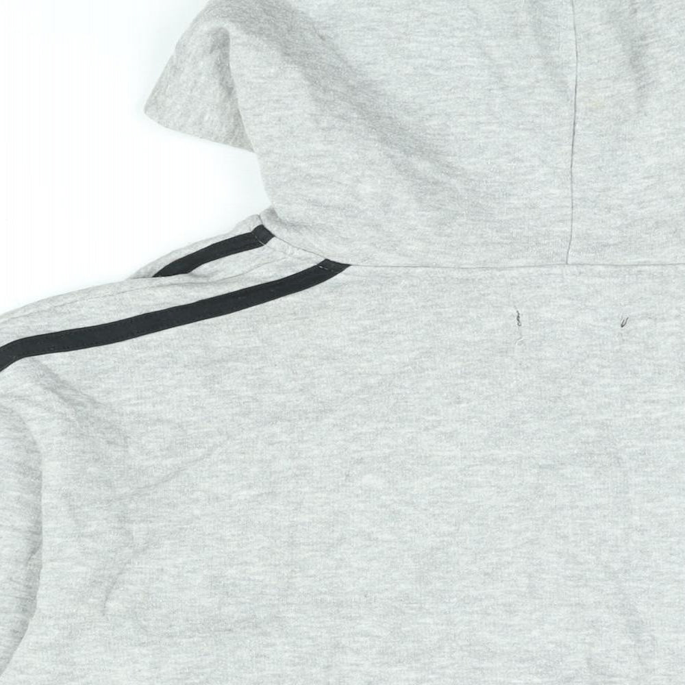 PRETTYLITTLETHING Womens Grey Cotton Pullover Hoodie Size S Pullover