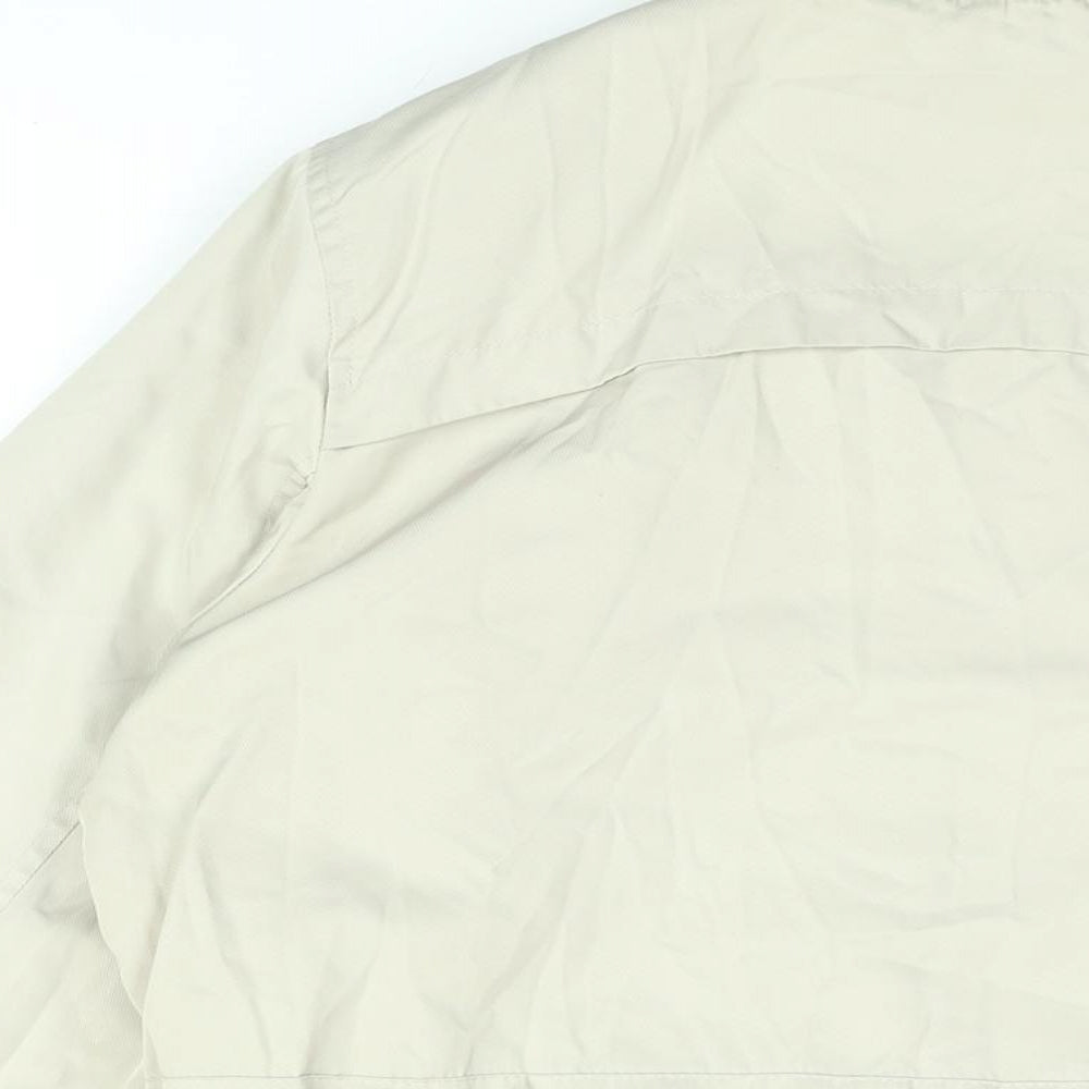 NEXT Womens Beige Jacket Coat Size 14 Zip