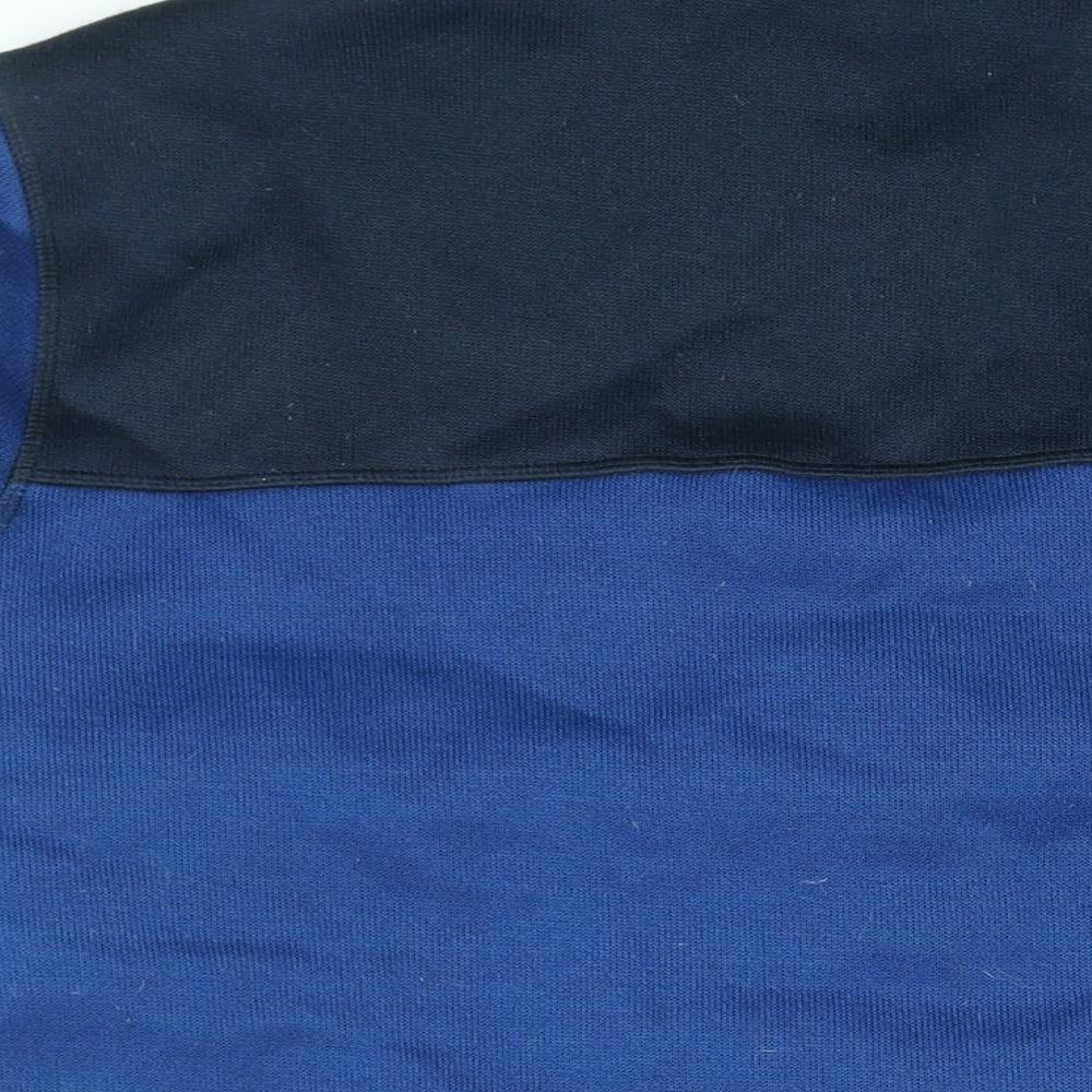 Livergy Mens Blue Polyester Full Zip Sweatshirt Size XL