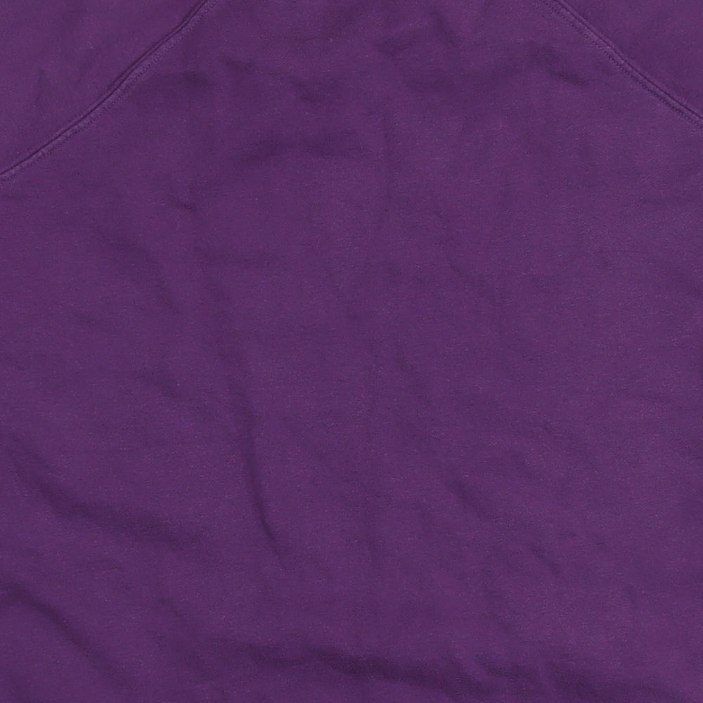 NEXT Womens Purple Cotton Pullover Sweatshirt Size L Pullover