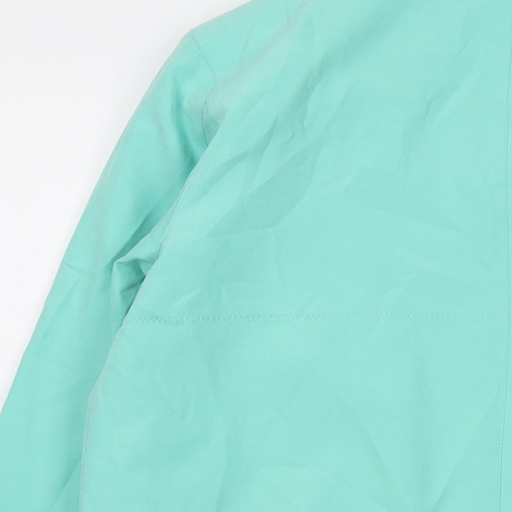 Finesse Womens Green Jacket Size 12 Zip
