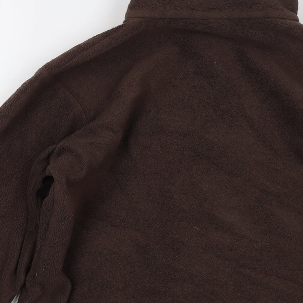 Quechua Boys Brown Jacket Size 12 Years Zip