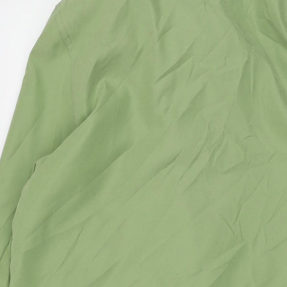 Marks & Spencer Womens Green Jacket Size 12 Zip