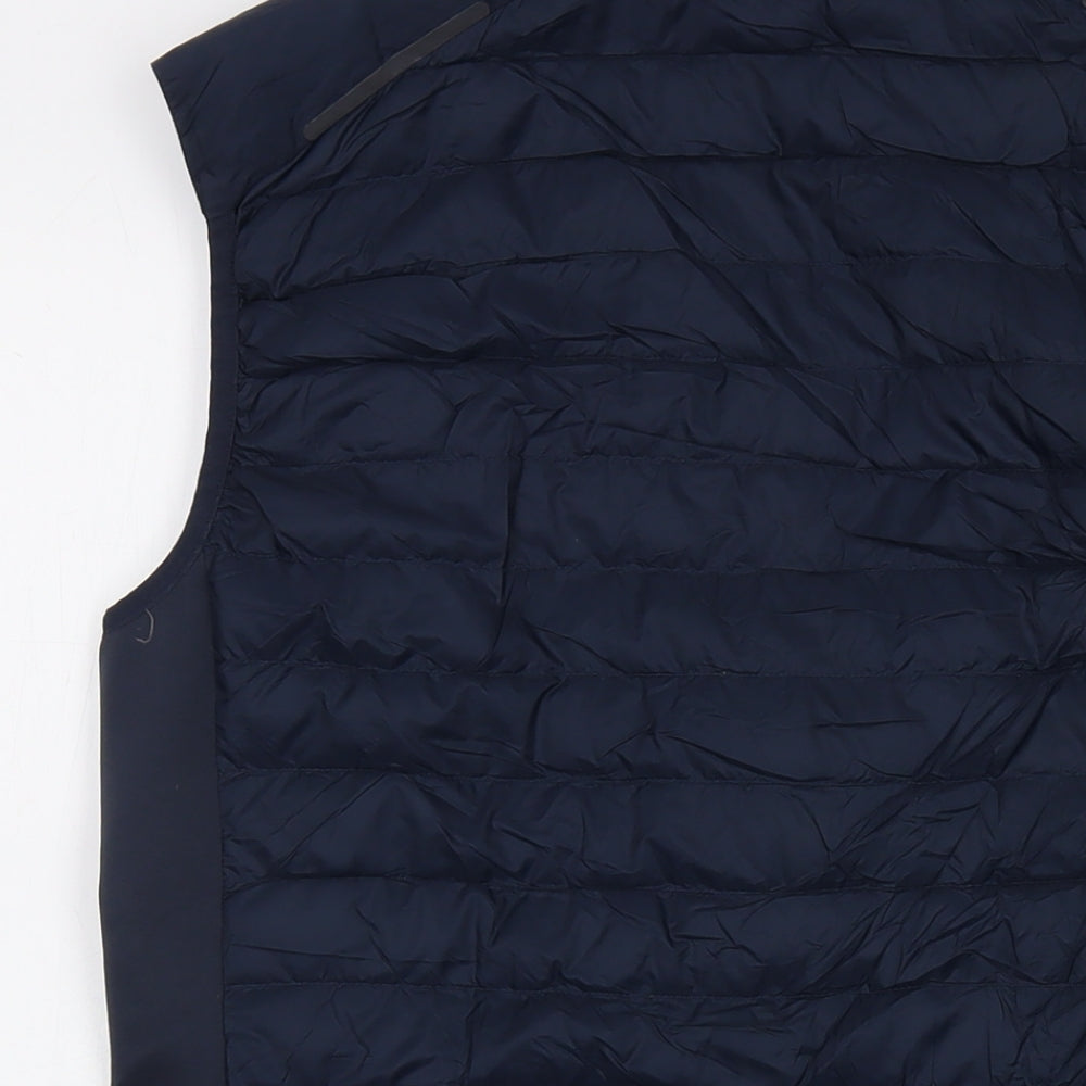 GOODMOVE Mens Blue Jacket Waistcoat Size S Zip