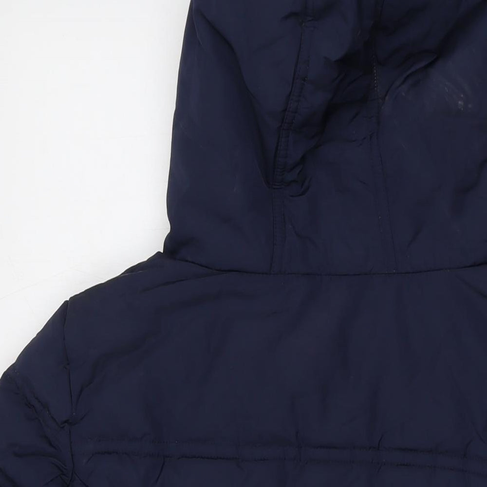 Marks & Spencer Womens Blue Jacket Size 14 Zip