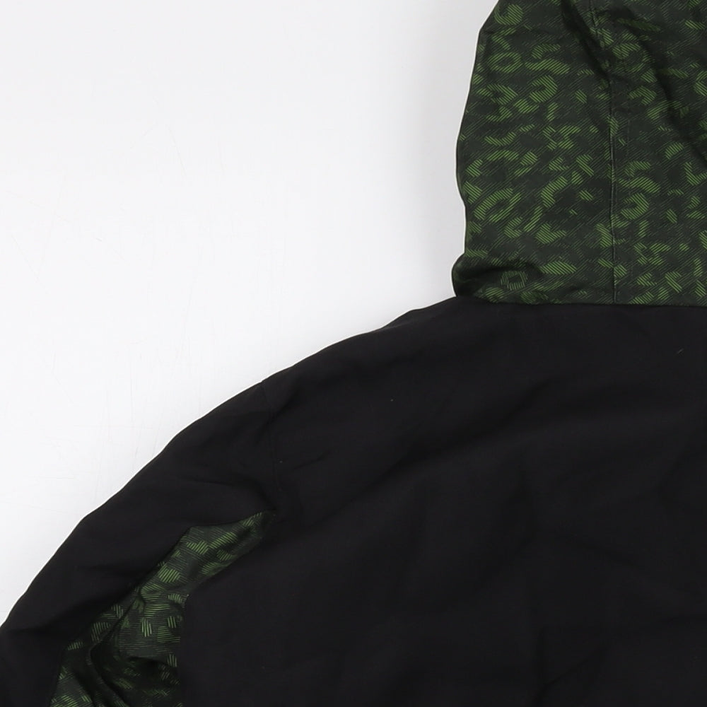 No Fear Boys Black Jacket Size 13 Years Zip