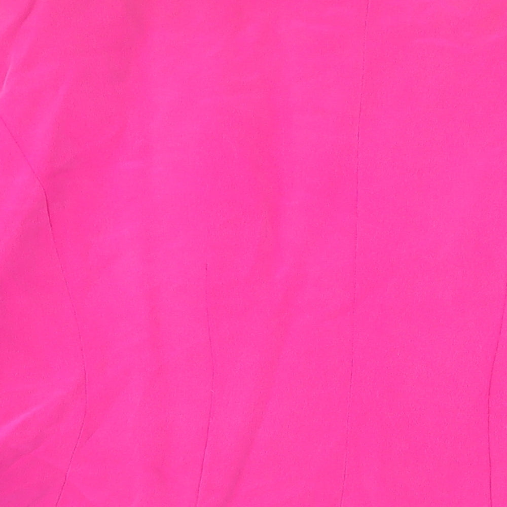 Country Casuals Womens Pink Jacket Blazer Size 16 Button