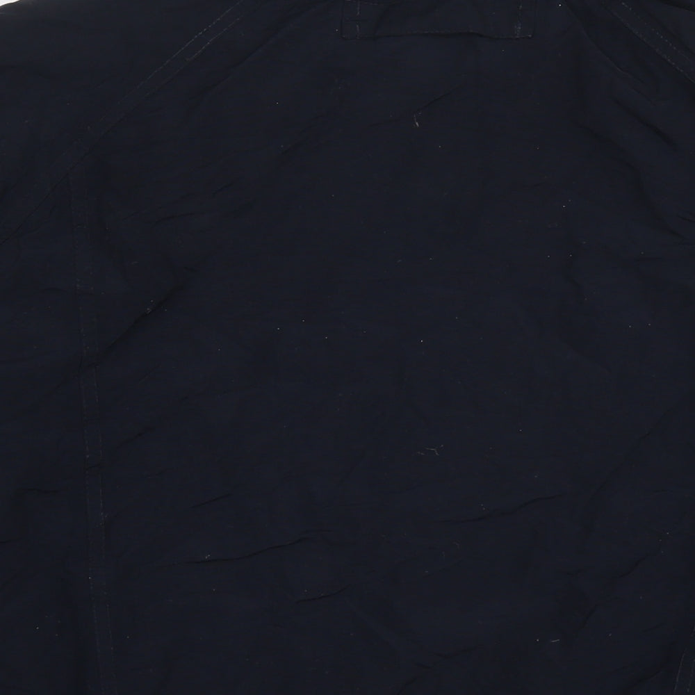 Maine Mens Blue Bomber Jacket Jacket Size M Zip