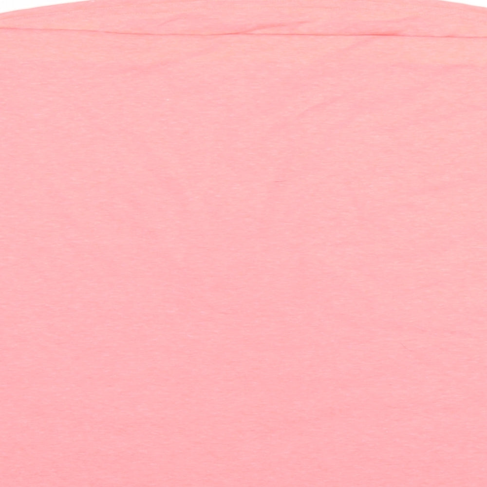 NEXT Womens Pink Polyester Basic T-Shirt Size 20 Square Neck