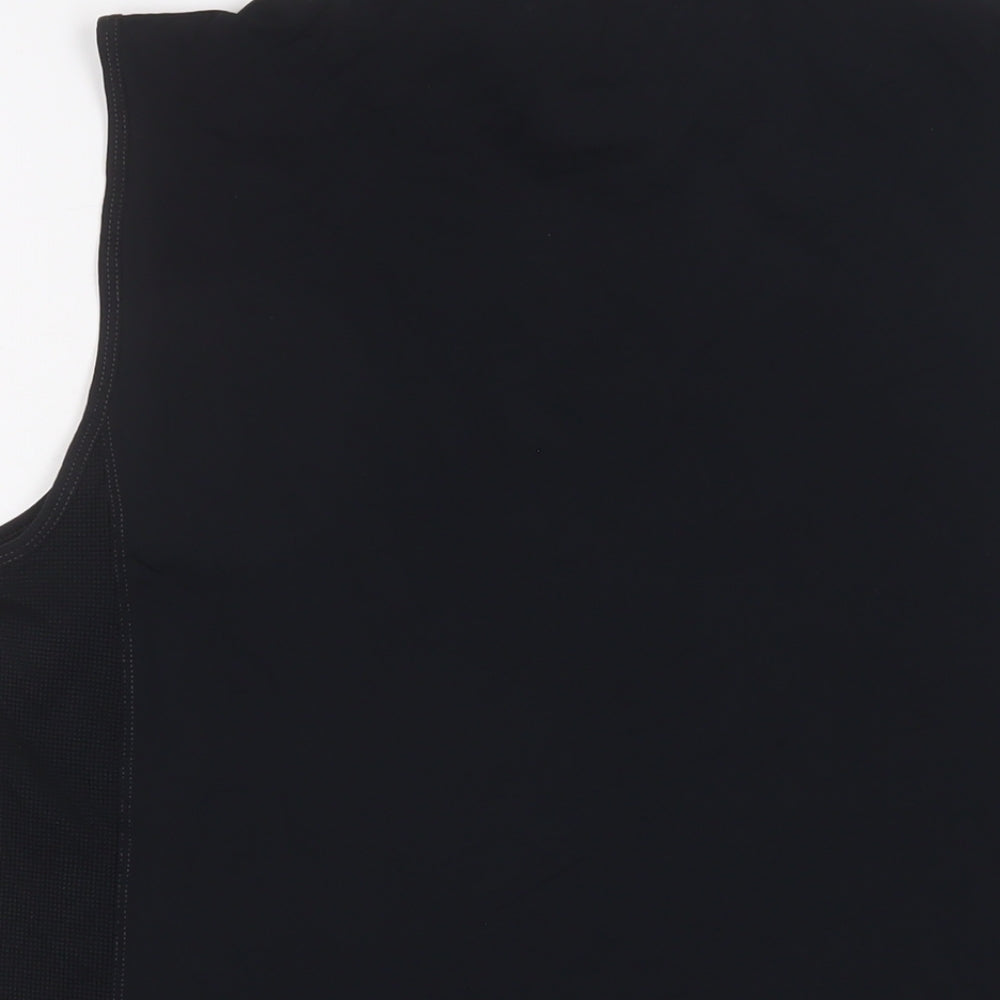 Marks & Spencer Womens Black Polyamide Basic Tank Size XL Crew Neck