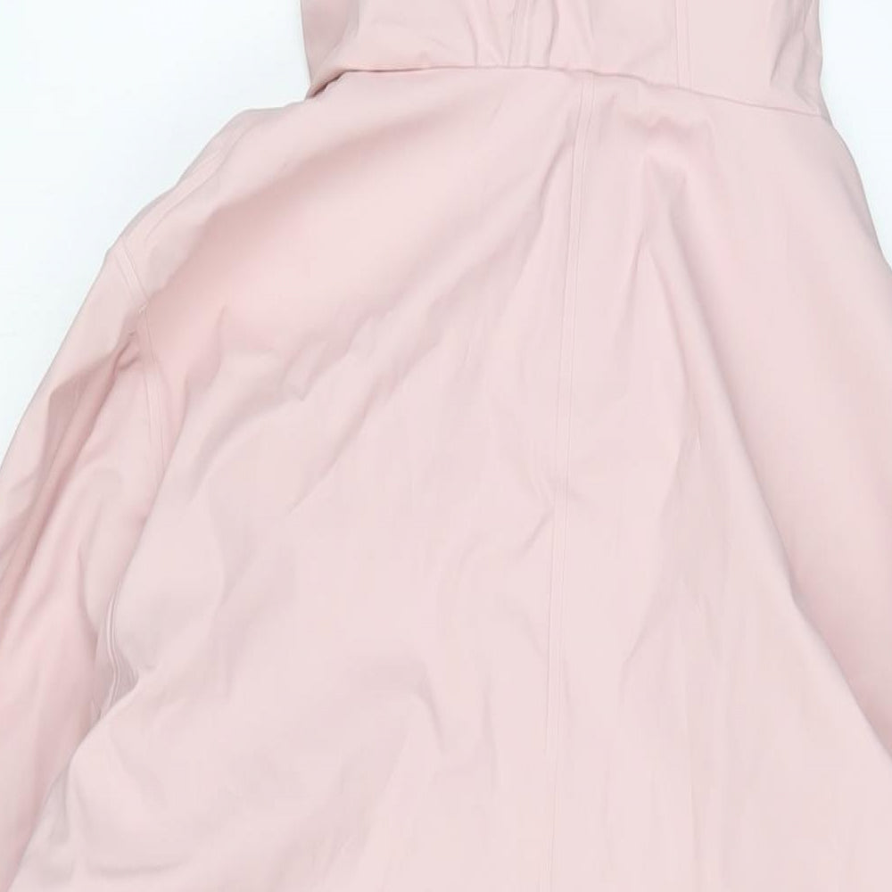 Marks & Spencer Womens Pink Jacket Size 12 Zip