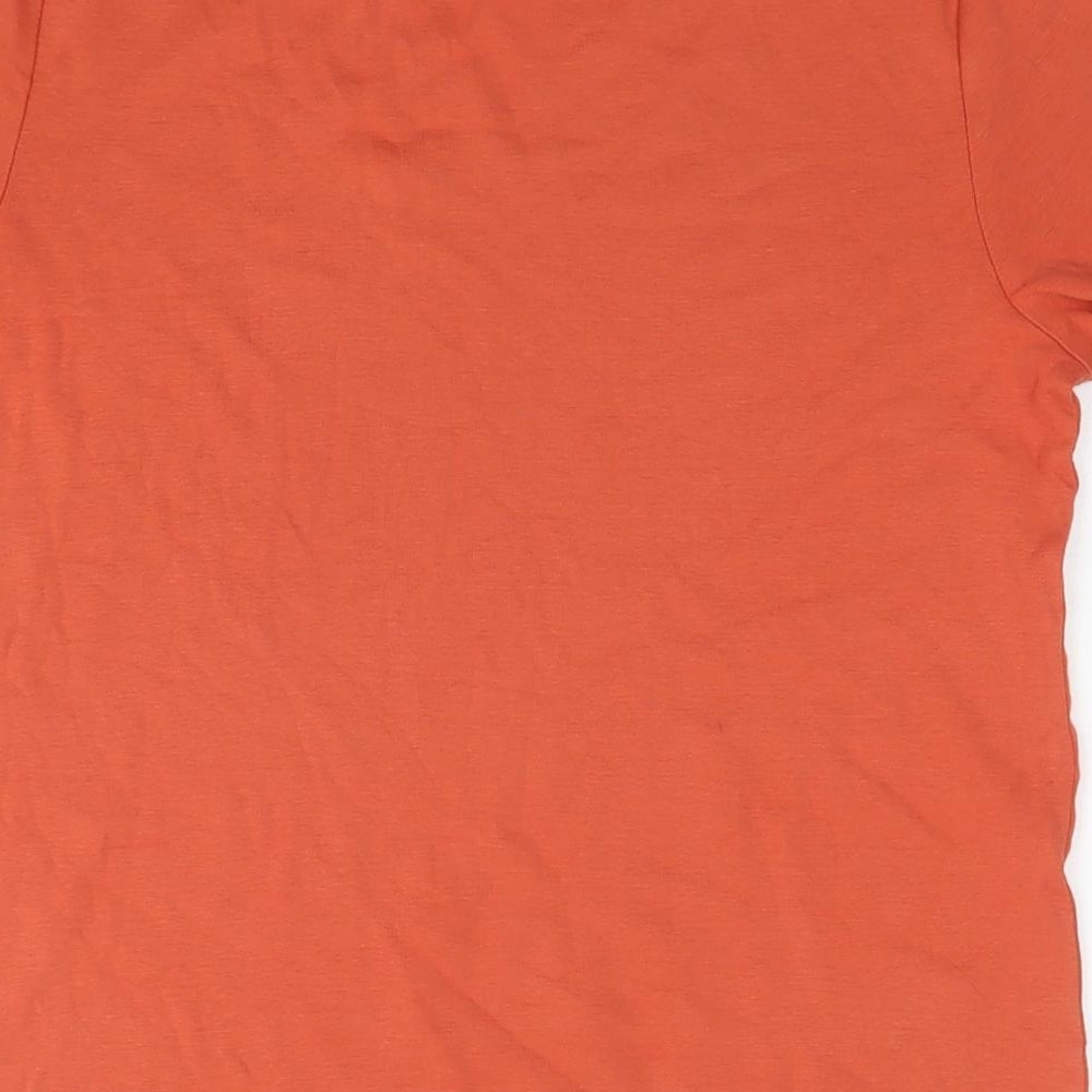 NEXT Womens Grey Cotton Basic T-Shirt Size 14 Round Neck