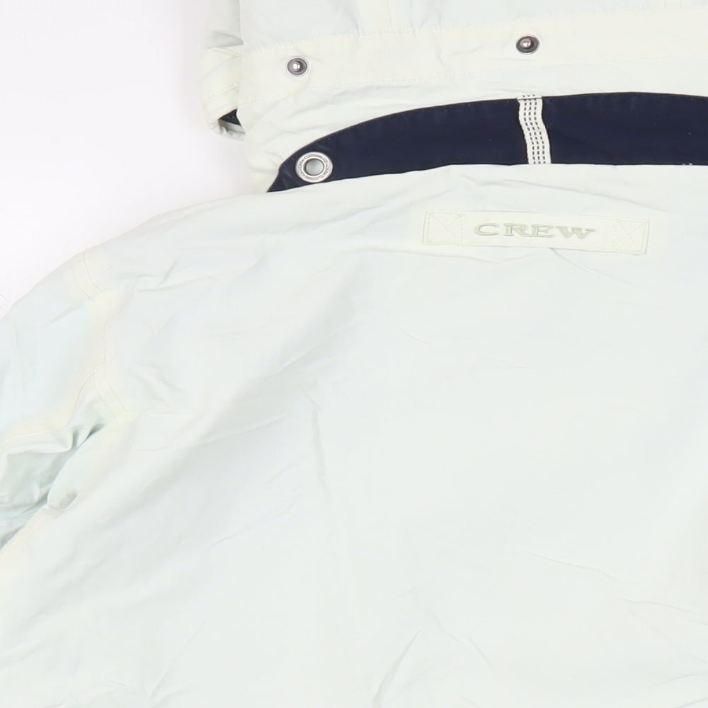 Crew Clothing Ivory Varsity Jacket Jacket Size 10 Zip - Outdoors Hooded Weathergear Technical