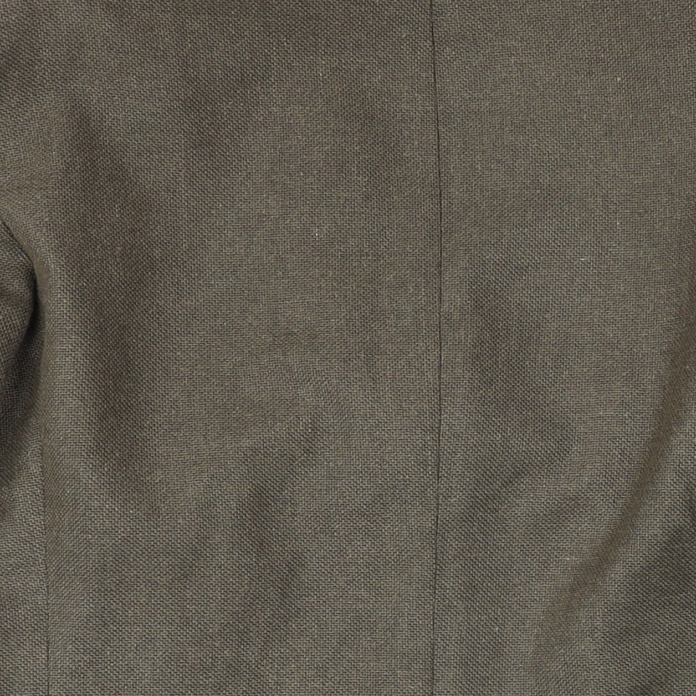 Marks & Spencer Mens Brown Wool Jacket Blazer Size 40 Regular