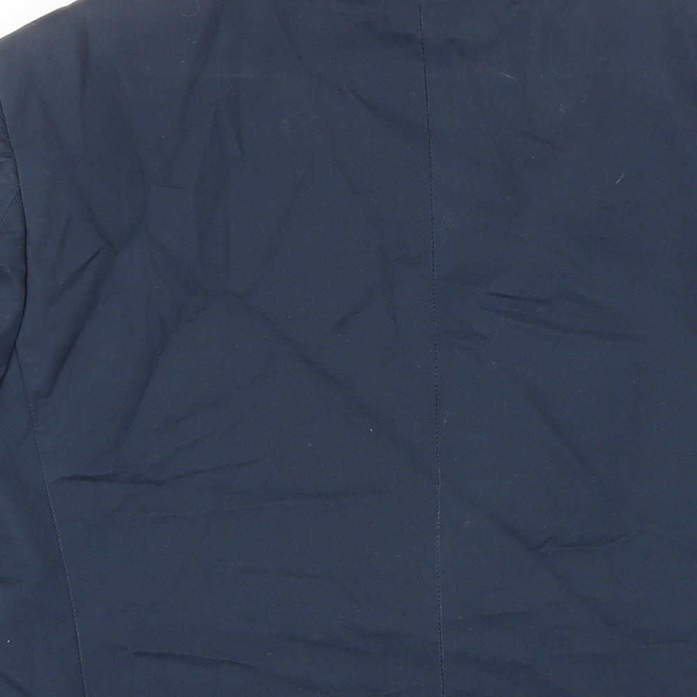 Mininum Mens Blue Cotton Jacket Blazer Size 46 Regular