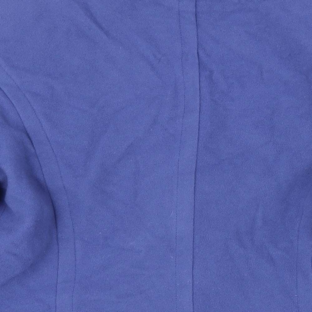 Country Cassics Womens Blue Jacket Blazer Size 10 Button