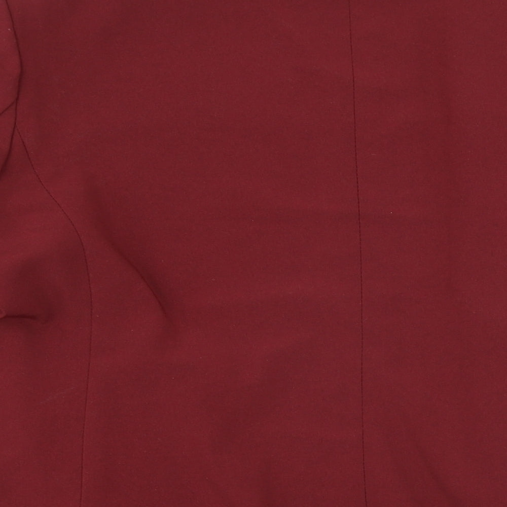 Marks & Spencer Womens Red Jacket Blazer Size 10