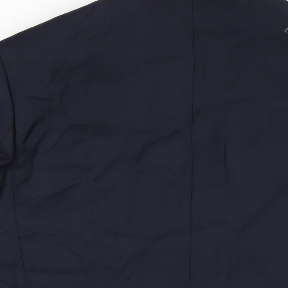 Marks & Spencer Mens Blue Polyester Jacket Blazer Size 44 Regular
