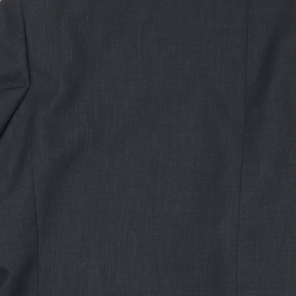 Taylor & Wright Mens Grey Polyester Jacket Blazer Size 46 Regular