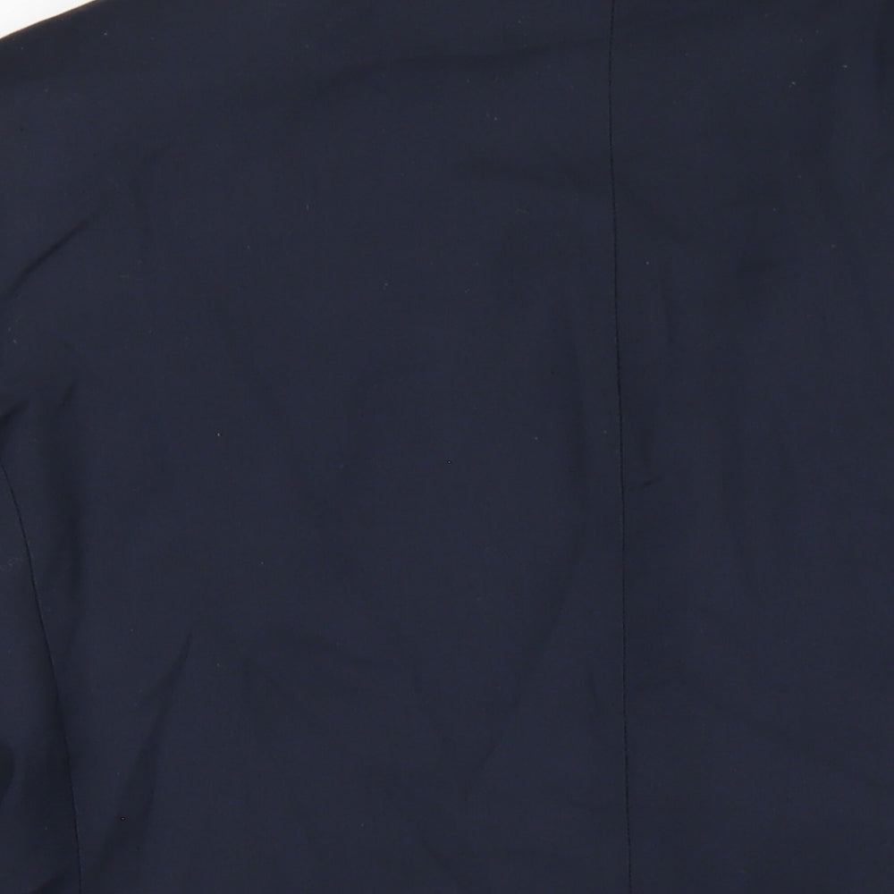 Marks & Spencer Mens Blue Polyester Jacket Blazer Size 40 Regular