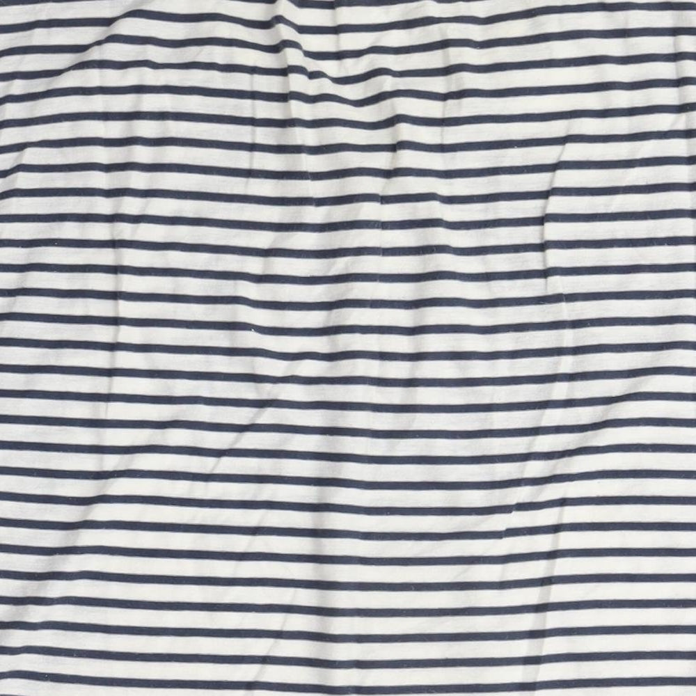Maison Scotch Women's Striped Tunic White Blue S