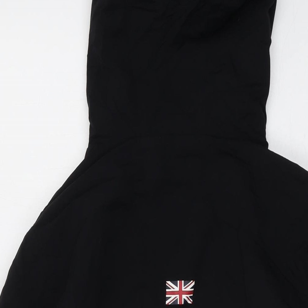 Good For Nothing Womens Black Jacket Size XS Zip