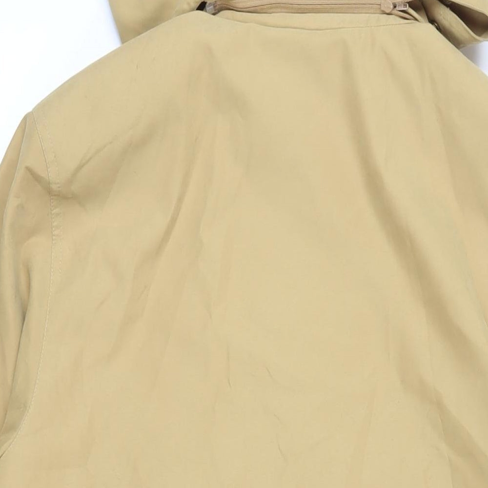 Marks & Spencer Womens Yellow Jacket Size 8 Zip - Hooded