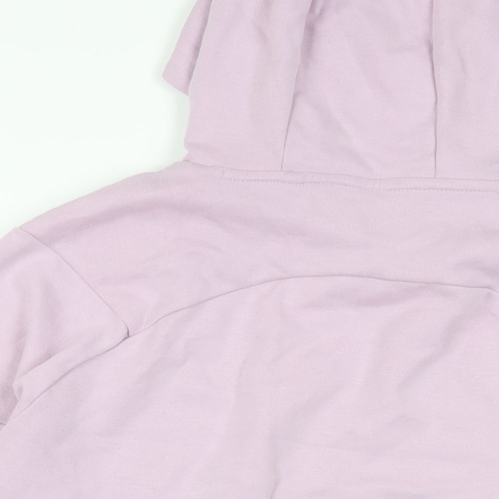 NEXT Mens Purple Cotton Pullover Hoodie Size S - Pockets