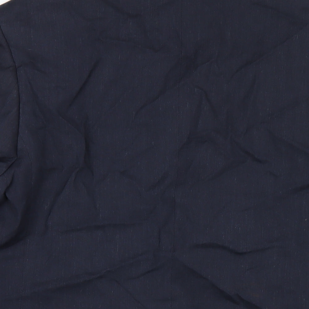 Marks & Spencer Mens Blue Wool Jacket Blazer Size 40 Regular