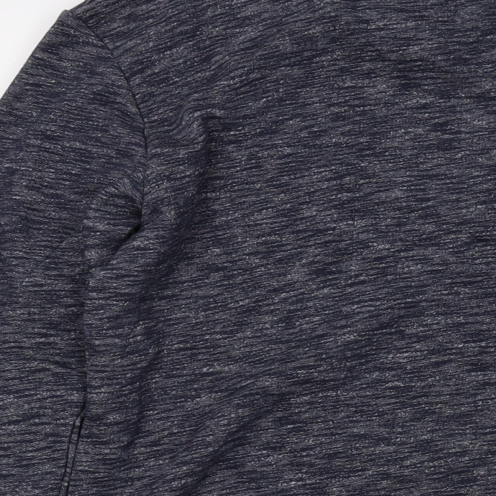 Intense Mens Blue Cotton Pullover Sweatshirt Size S