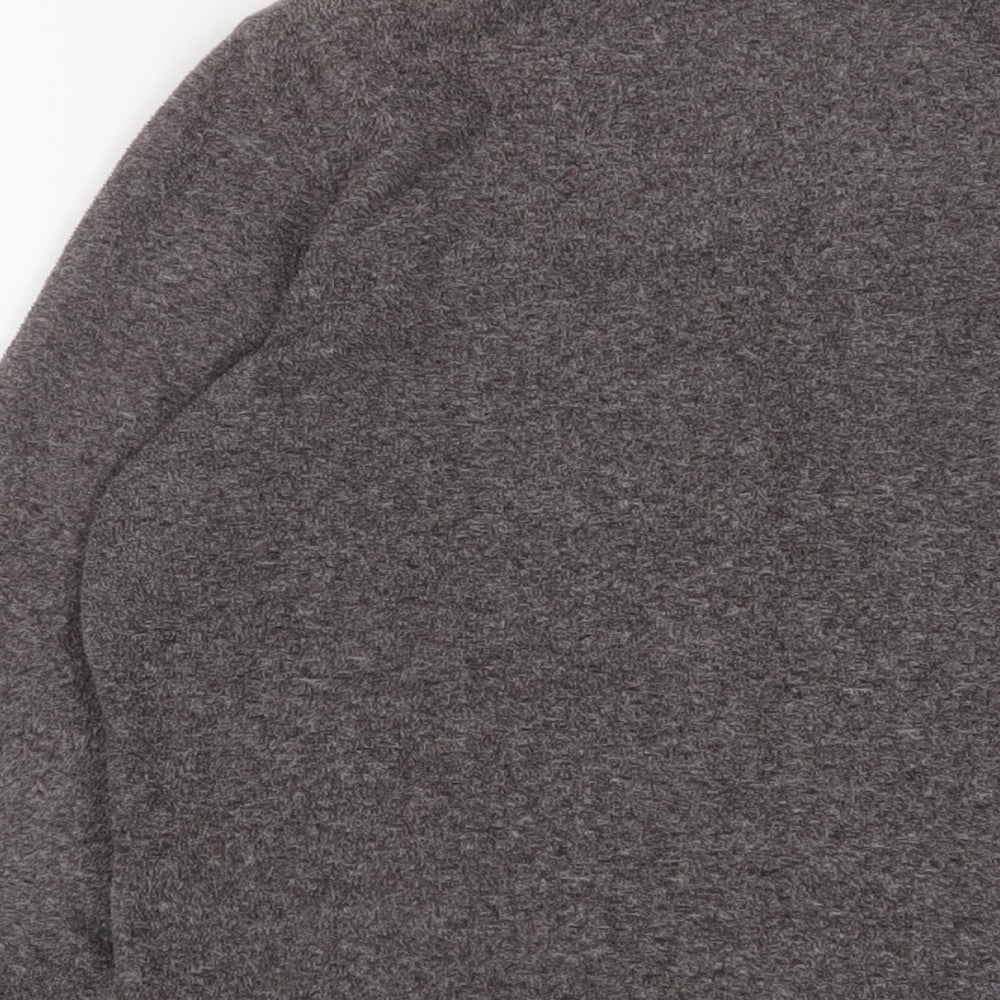 Marks & Spencer Womens Grey Jacket Size 12 Zip
