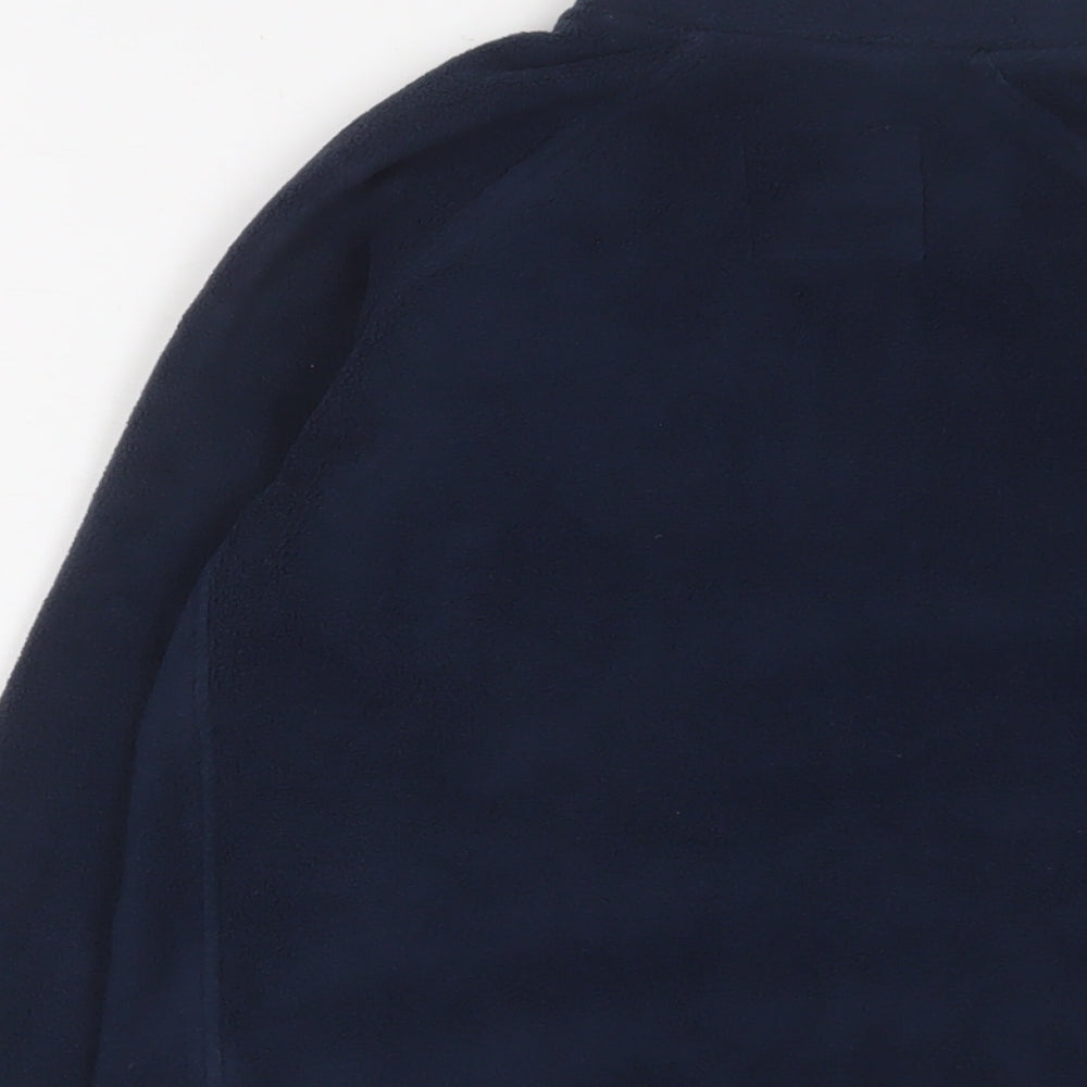GOODMOVE Girls Blue Jacket Size 8-9 Years Zip