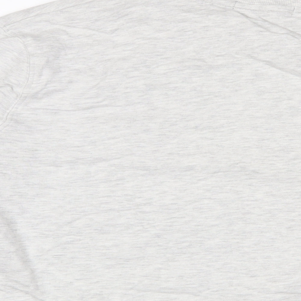 French Connection Womens Grey Cotton Pullover Sweatshirt Size M Pullover - Embroidered