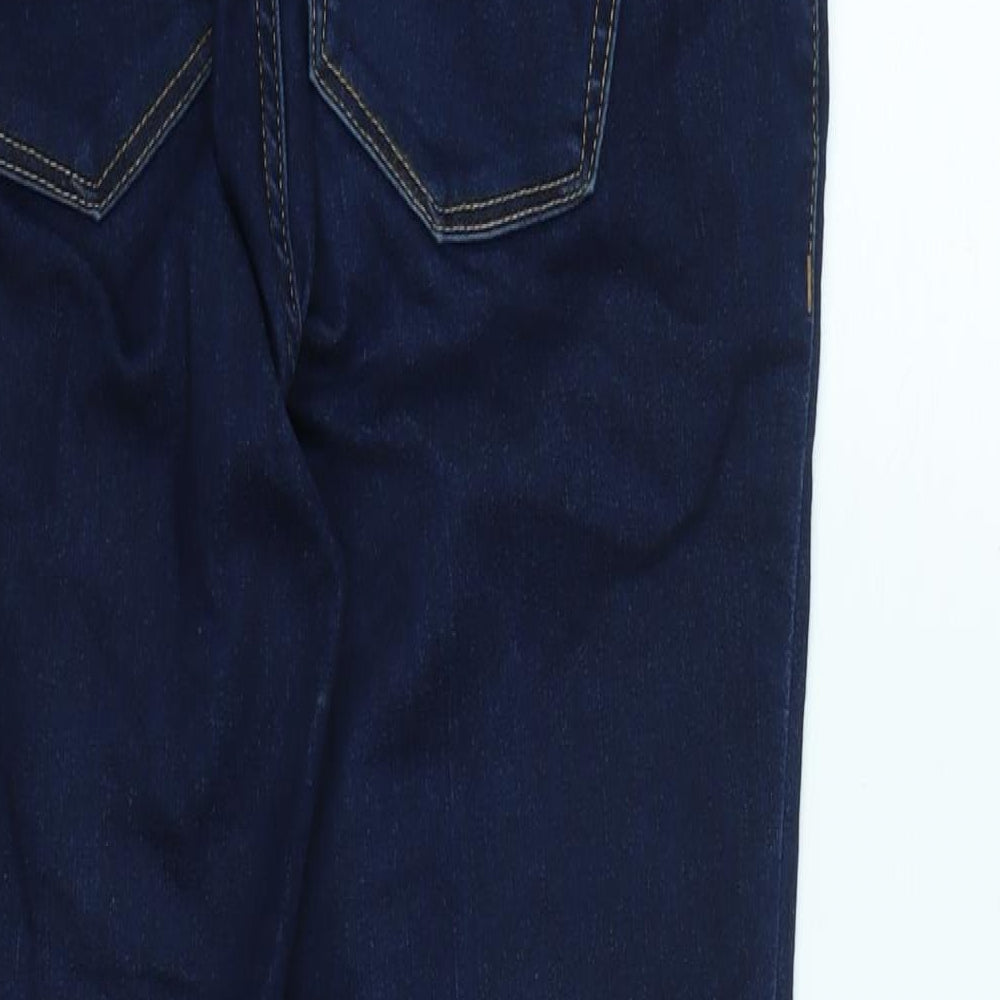 Kiabi Womens Blue Cotton Blend Jegging Jeans Size 34 in L30 in Regular
