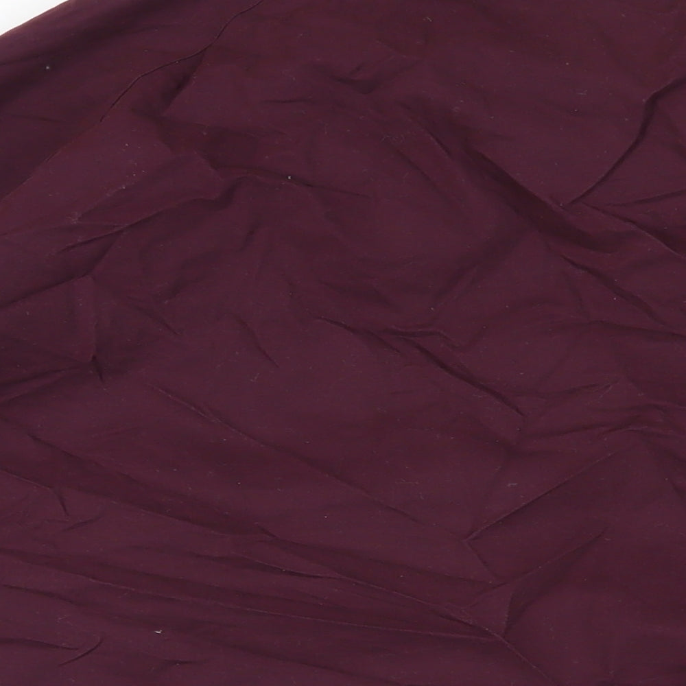 Uno. Camicie Mens Purple Bomber Jacket Jacket Size M Zip