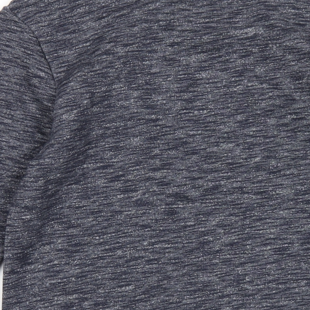 Intense Mens Blue Cotton Pullover Sweatshirt Size S