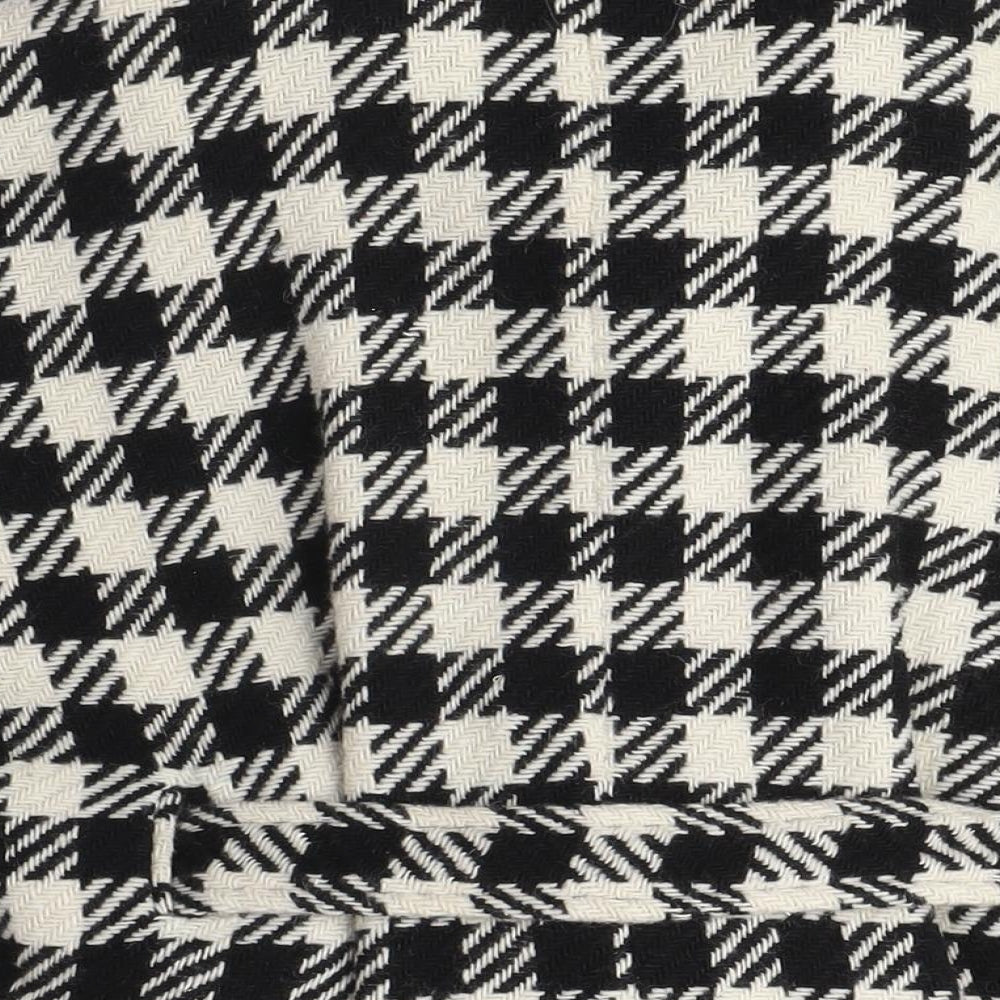 Marks & Spencer Women's Petite Check Jacket, Black/White