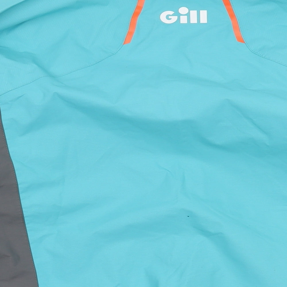 Gilli Womens Blue Rain Coat Coat Size 16 Zip